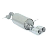 Ford Posteriore inox con terminali rotondi 2x80 mm sfalsati