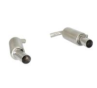 10.0386.60#1 MINI R55 CLUBMAN 2007>> POSTERIORE INOX SDOPPIATO CON TERMINALI ROT