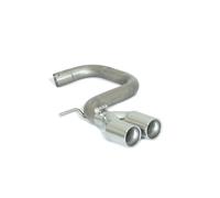 Volkswagen Tubo posteriore Gr. N inox con terminali rotondi 2x80 mm sfalsati