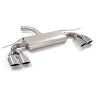 Volkswagen Posteriore inox sdoppiato con terminali ovali 4 / 108x70 mm