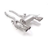 BMW Posteriore inox sdoppiato con terminali rotondi 4 / 102 mm Sport Line