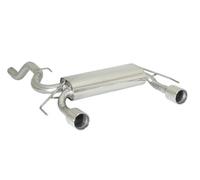 Opel Posteriore inox sdoppiato con terminali rotondi 2 / 102 mm