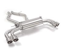 Posteriore sdoppiato 4/102 terminali rotondi Sport Ragazzon Alfa Romeo Giulia QV