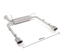 Posteriore sdoppiato terminali ovali Ragazzon Fiat Tipo 1.4 T-jet GPL 88Kw 5P