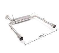 Posteriore sdoppiato terminali rotondi Ragazzon Fiat Tipo 1.4 Tjet GPL 88Kw 5P