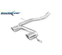 Posteriore senza silenziatore con uscita centrale 2 x diam. 80 RACING M