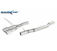 Posteriore senza silenziatore con uscita centrale 2 x diam. 90 RACING COOPER