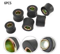 Posteriore Shock Absorber for bush 10mm 6pcs Nero Altezza 20mm Gomma Boccola