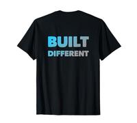 Posteriore Stampa Testo Funny People Pride Quotes Built Different Maglietta