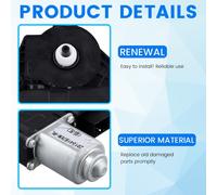 Posteriore SX Finestrino Vetro Sollevatore Motore per Rapid Fabia 5JA959811M