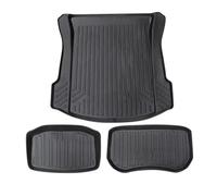 Posteriore Tappetino Bagagliaio Per Tesla Per Il Modello 3 2021-2023 Tappetini Per Bagagliaio Set Cargo Liner Tappeto Protettore Anteriore/Inferiore Boot Liners(Plain Sets)