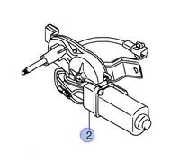 Posteriore Tergicristallo Motore Regolatore 38810M68K00 Per Nissan Pixo
