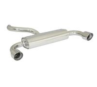 Posteriore + terminale inox sdoppiato rotondo 2/102 Focus II (typ DA3) 05>10 RS