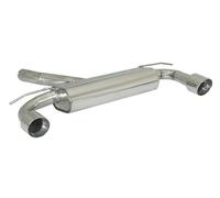 Posteriore + terminale inox sdoppiato rotondo 2/102 Focus II (typ DA3) 05>10 RS