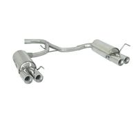Posteriore + terminale inox sdoppiato rotondo 2/80 159 2.0JTDm (125kW) + Sportw