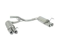 Posteriore + terminale inox sdoppiato rotondo 2/80 159 2.0JTDm (125kW) + Sportw
