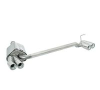 Posteriore + terminale inox sdoppiato rotondo 2/80 sfalsati Coupe' (typ175) 94>