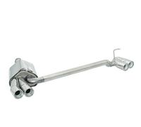 Posteriore + terminale inox sdoppiato rotondo 2/80 sfalsati Coupe' (typ175) 94>