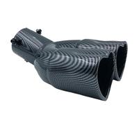 Posteriore Terminali Marmitta Universale Per Auto, Terminale Di Scarico Per Auto, Terminale Di Scarico In Acciaio Inox(Carbon curle)