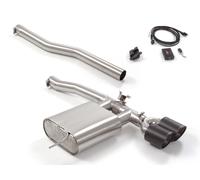 Posteriore terminali rotondi carbon con valvola Ragazzon Mini F56 JCW 170 kw
