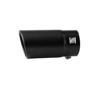 Posteriore Terminali Tubo Di Scarico Per Automobile A Doppio Tubo In Acciaio Inossidabile Con Bocca Dritta, Marmitta, Gola Posteriore, Ricambi Auto(Black)