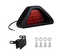 Posteriore Terzo Luce Freno Luce Di Stop Posteriore A LED Universale F1 Tipo Triangolo Luce Di Stop Flash Strobe Fendinebbia Luce Di Avvertimento Per Auto