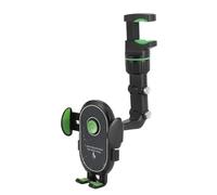 Posteriore View Mirror telefono supporto 360 Degree Rotatable retrattile | Rearview Mirror Cell telefono supporto,Abs,5 cm,360 Degree 6.5 Inch,One Hand utilizzo,Regolabile Length Arm