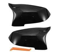 Posteriore Vista Specchio Copertura Guscio Adatto per BMW 528i 2pz Luminoso Nero