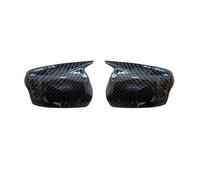 Posteriori Auto Coperture Specchietti Per Ford Per Focus MK2 2005-2008 Copertura Retrovisore Laterale Tappo Ala Alloggiamento Esterno Portiera Rivestimento Adesivo ABS(With Light Carbon)