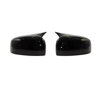 Posteriori Auto Coperture Specchietti Per Mitsubishi Per Space Per Star 2018-2024 Adesivo Auto Copri Specchietto Retrovisore Laterale Copri Porta Esterna Rivestimento(No Light Black)