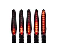 posteriori fanale posteriore freno 2PCS Universale LED Moto Indicatori Di Direzione 12v IP68 Ambra Lampeggiatore Indicatore Lampeggiante Luci Posteriori Accessori Della Lampada