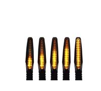 posteriori fanale posteriore freno 2PCS Universale LED Moto Indicatori Di Direzione 12v IP68 Ambra Lampeggiatore Indicatore Lampeggiante Luci Posteriori Accessori Della Lampada