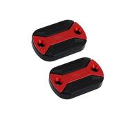 Posteriori Freno Tappo Per NMAX125 Per NMAX155 Per N-max 125 155 Moto Alluminio Serbatoio Freno Anteriore Fluido Coperchio Coppa Olio(Red2)
