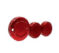 Posteriori Freno Tappo Per V4 V2 Per Panigale 1299 1199/S/R 959 899 Moto CNC Tappo Serbatoio Freno Posteriore Frizione Anteriore Coperture Cilindro Fluido Freno(Red)