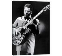 Posterlounge B.B. King e Lucille Stampa su tela 30 x 40 cm Nero e Bianco Quadri Decorazione per pareti