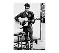 Posterlounge Bob Dylan con armonica e chitarra Poster