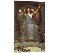Posterlounge Circe offre una coppa a Ulisse Stampa su vetro acrilico di John William Waterhouse 40 x 60 cm Marrone Quadri Decorazione per pareti