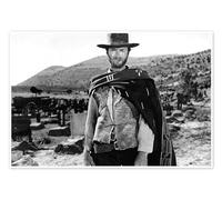 Posterlounge Clint Eastwood in un western Poster