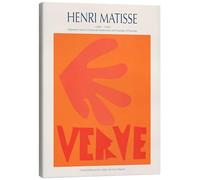Posterlounge Collected Editions of Verve II Stampa su tela di Henri Matisse 70 x 90 cm Arancione Quadri Decorazione per pareti