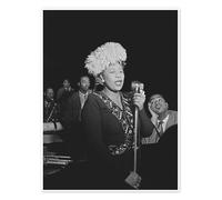 Posterlounge Ella Fitzgerald, Dizzy Gillespie, Ray Brown, Milt Jackson, and Timmie Poster di William P. Gottlieb/LOC 50 x 70 cm Nero e Bianco Quadri Decorazione per pareti
