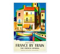 Posterlounge France by Train Poster