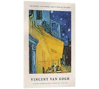 Posterlounge I am in it With all my Heart Stampa su vetro acrilico di Vincent van Gogh 14 x 21 cm Blu Quadri Decorazione per pareti