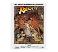 Posterlounge Indiana Jones - I predatori dell'arca perduta (inglese) Poster