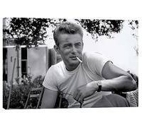 Posterlounge James Dean, Gioventù bruciata, 1955 Stampa su tela 60 x 40 cm Nero e Bianco Quadri Decorazione per pareti