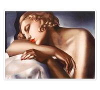 Posterlounge La ragazza che dorme Poster di Tamara de Lempicka 80 x 60 cm Quadri Decorazione per pareti