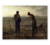 Posterlounge L'Angelus Poster di Jean-François Millet 40 x 30 cm Quadri Decorazione per pareti