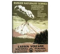 Posterlounge Lassen Volcanic - National Park Stampa su tela