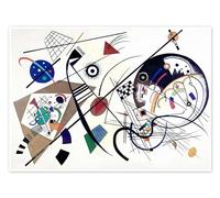 Posterlounge Linea continua Poster di Wassily Kandinsky 40 x 30 cm Colorato Quadri Decorazione per pareti