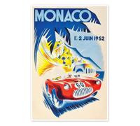 Posterlounge Monaco Grand Prix 1952 Poster