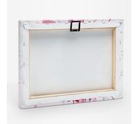 Posterlounge Salvator Mundi Stampa su tela di Leonardo da Vinci 70 x 100 cm Blu Quadri Decorazione per pareti